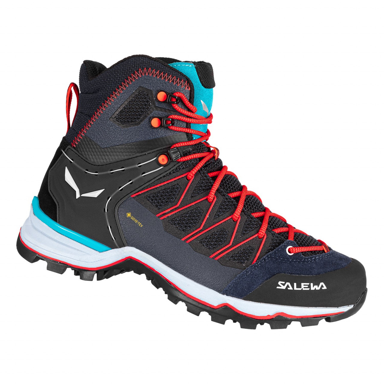 Zapatillas Trekking Mujer Chile - Salewa Mountain Trainer Lite Mid GORE-TEX® - Azules/Azul Marino/Az